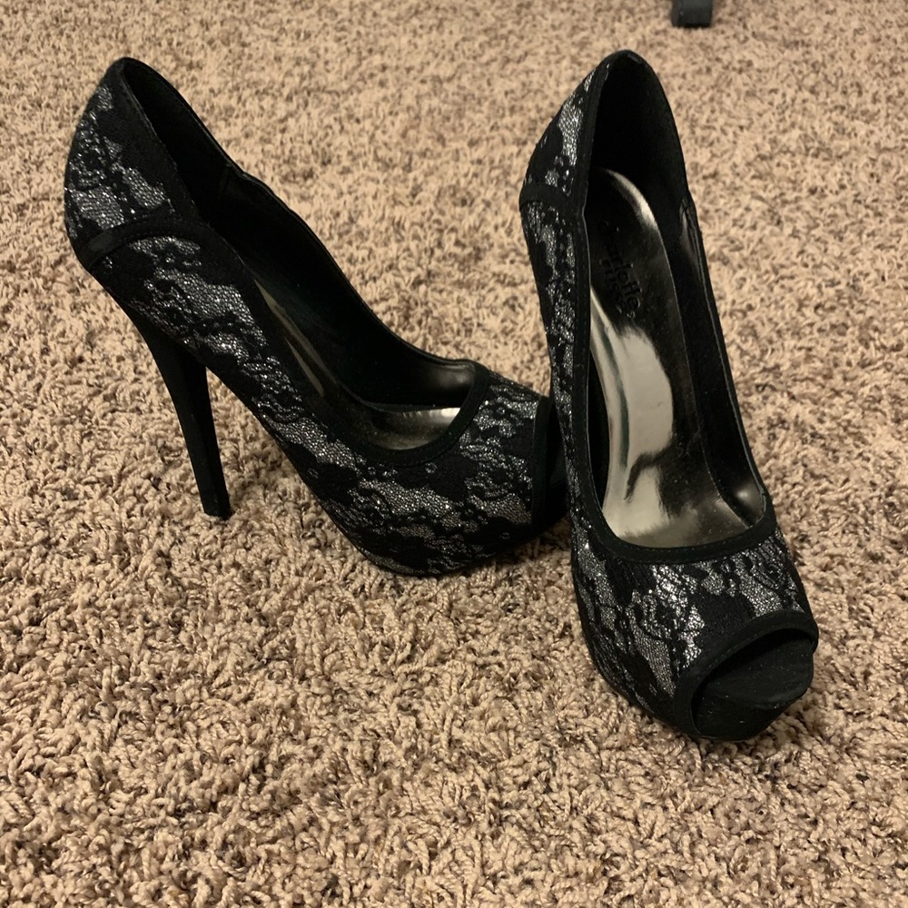 Black heels